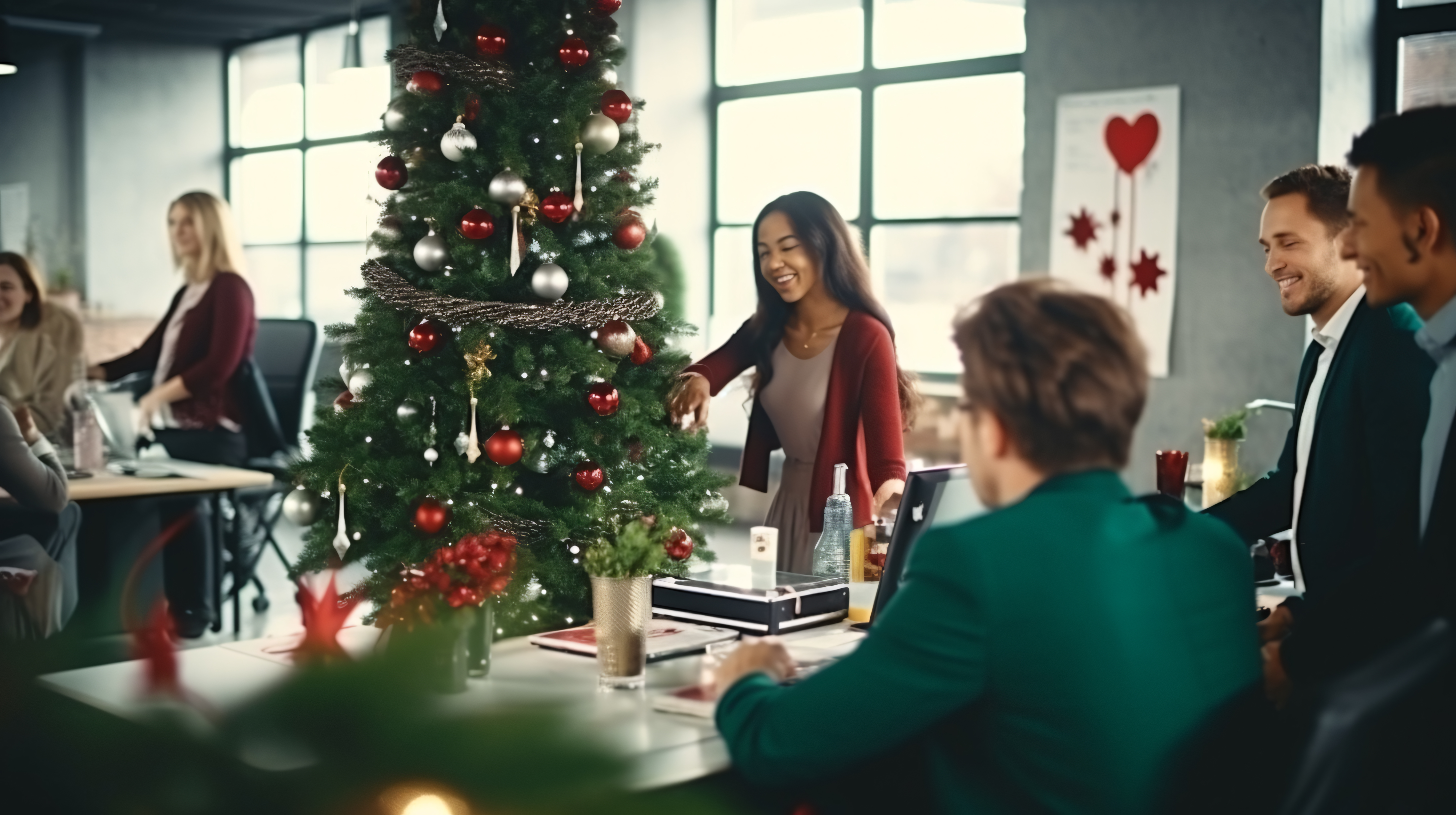 Idei creative pentru decorarea biroului de Craciun - Cum sa aduci magia sarbatorilor la locul de munca