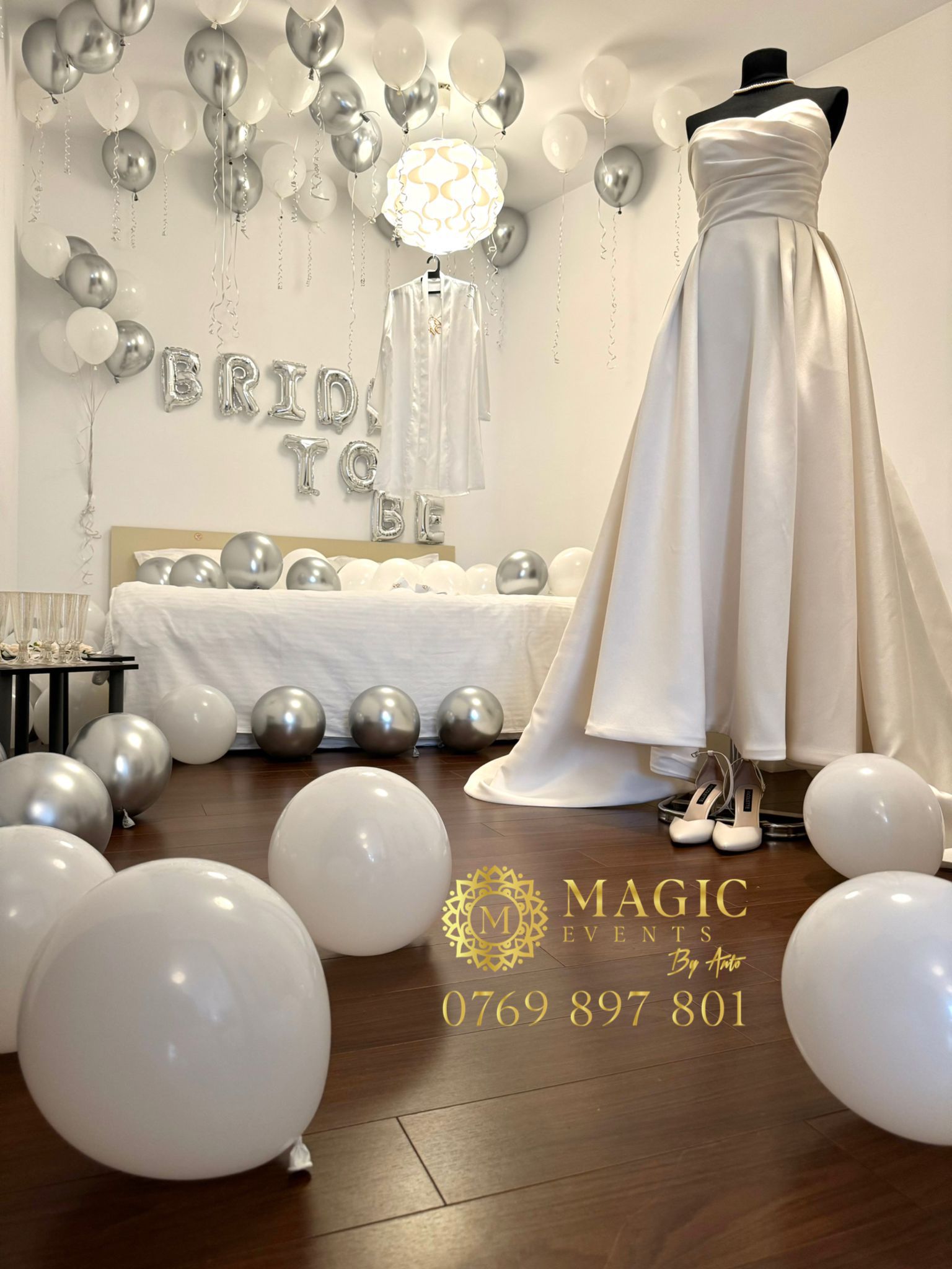 Pregatirea si decorarea camerei miresei -  Ghid complet cu MAGIC Events By Anto