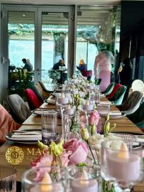 Decor de masÄƒ pentru botez,