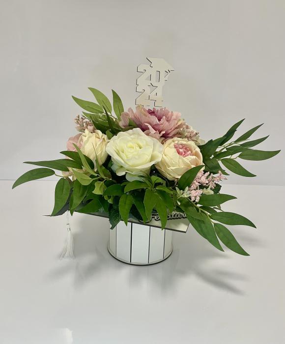 Aranjament floral "Absolvire - White"