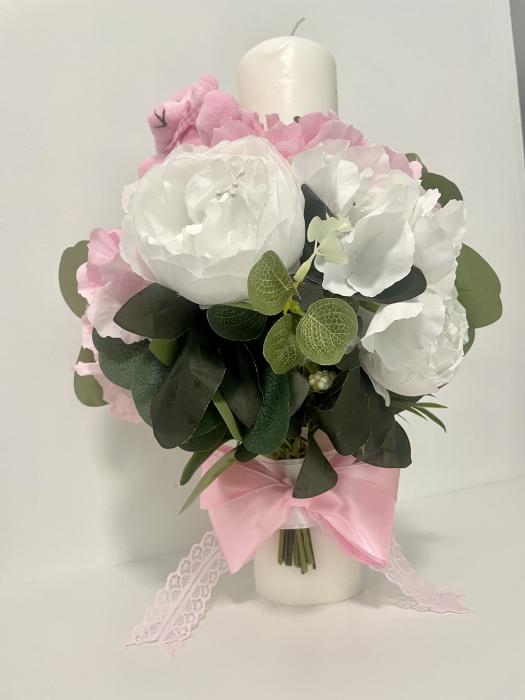 LumÃ¢nare botez "Baby Pink"