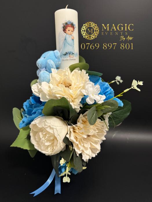 LumÃ¢nare de botez pentru bÄƒiat