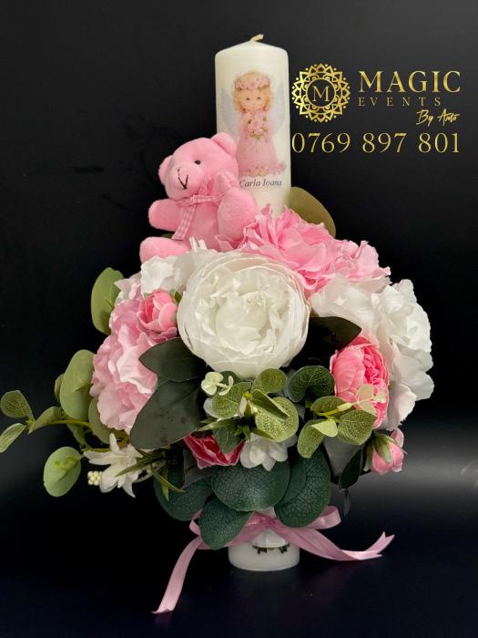 LumÃ¢nare de botez pentru fata